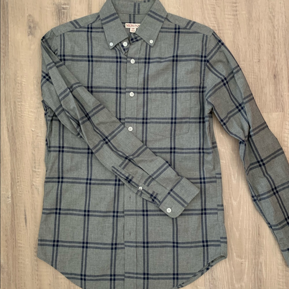 Gray button Down